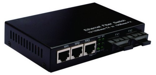 二光三电光纤交换机