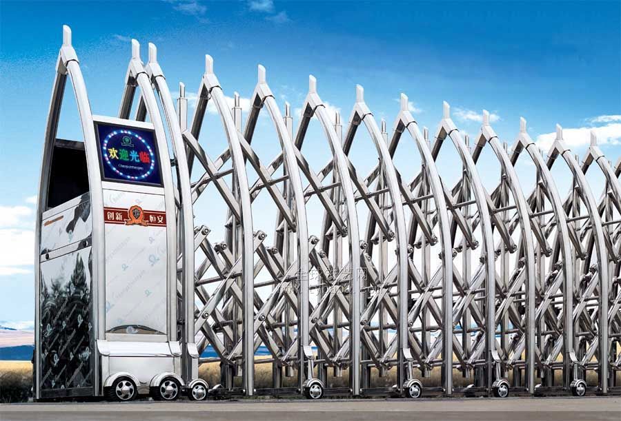 长泰电动伸缩门批发销售 漳浦自动折叠门安装 漳州厂家