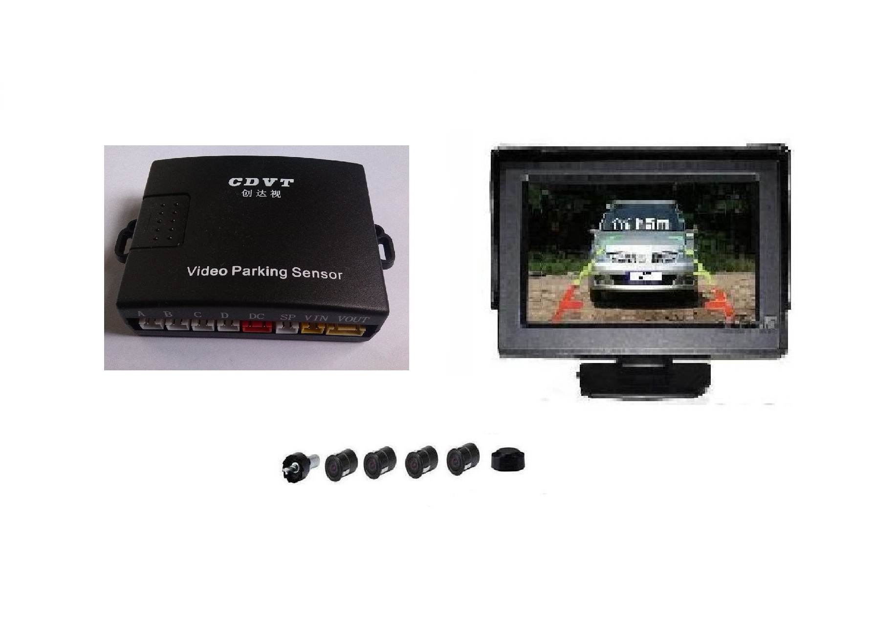 4探可视倒车雷达