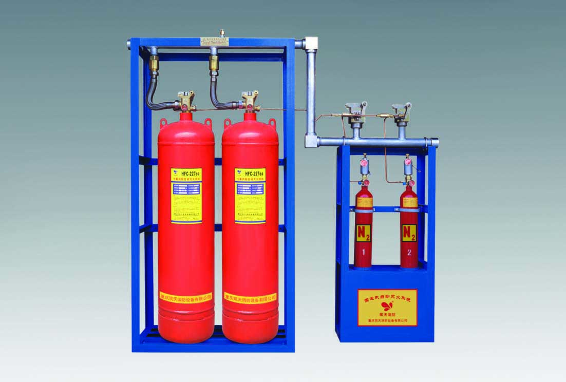 150L七氟丙烷灭火系统QMQ4.2/150N-SZT-筑天