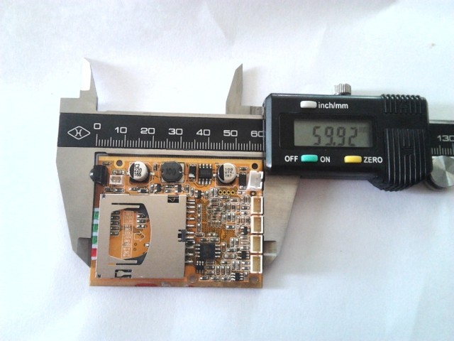 航模车载高清迷你SD卡监控录像模块模组
