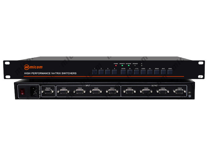 VGA矩阵切换器带音频 4进4出、4*4、4-4A