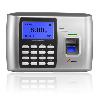 美国品牌Anviz安威士中英文指纹考勤机/U盘下载+USB通讯