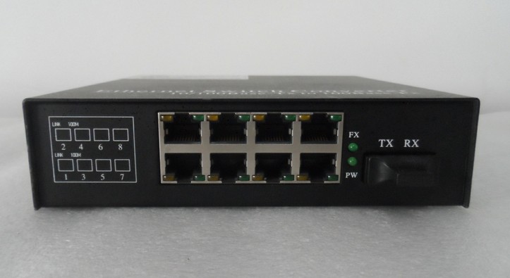 百兆一光/八电交换机