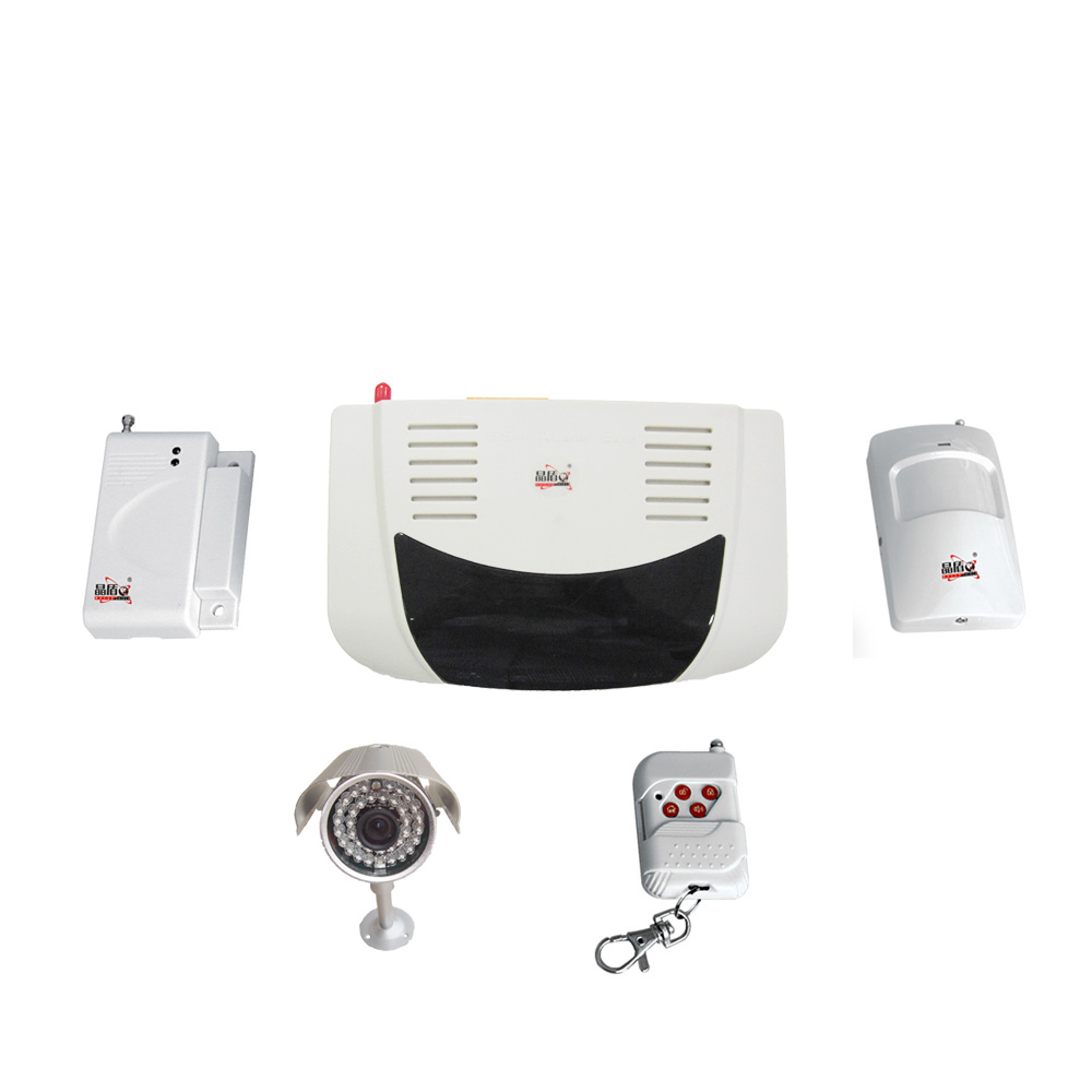 供应晶盾4路摄像头彩信可视报警系统/彩信报警系统