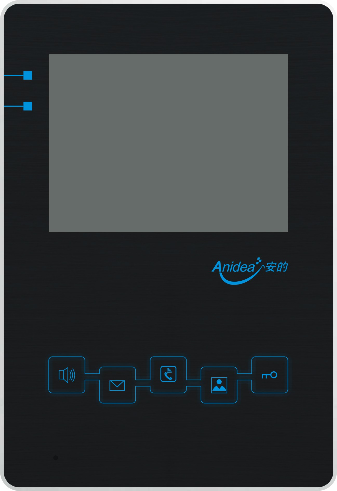 E9彩色免提4寸触摸分机C款