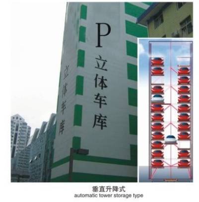 安全塔库式垂直升降停车场