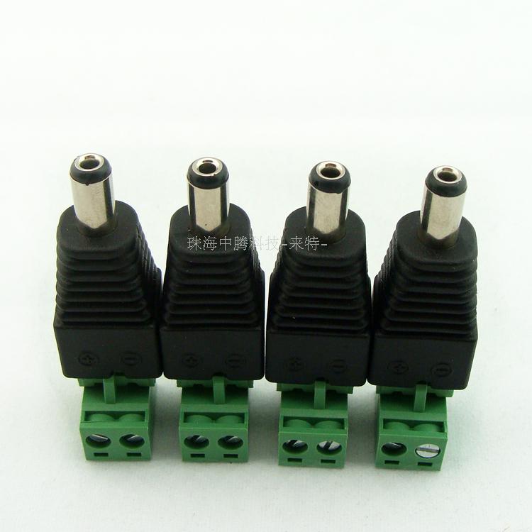 DC电源弯头90度弯角胶DC母头