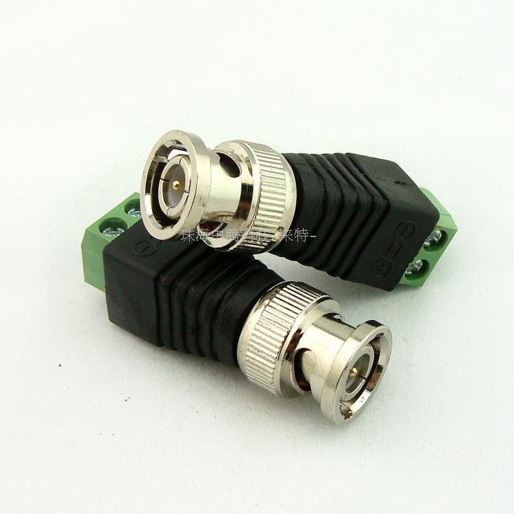 BNC公转接头绿色接头免焊