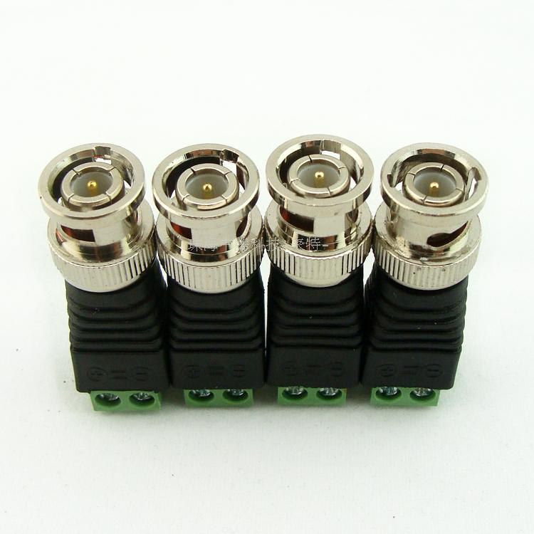 BNC公转接头正负两极接头