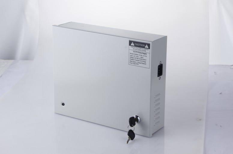 监控防水专用电源 集中多路输出电源 安防150W箱体电源