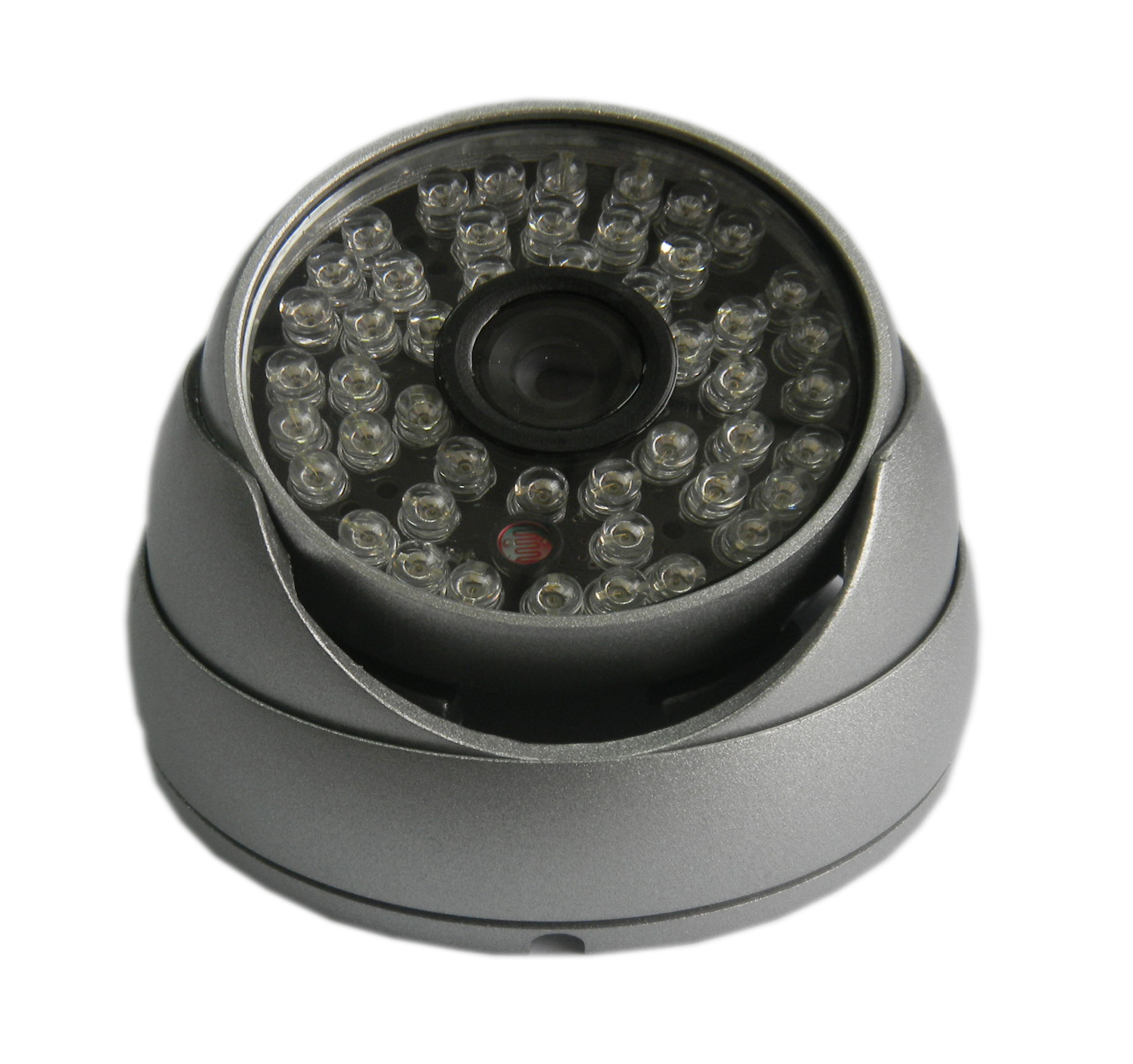 室内点阵式金属防暴半球红外摄像机