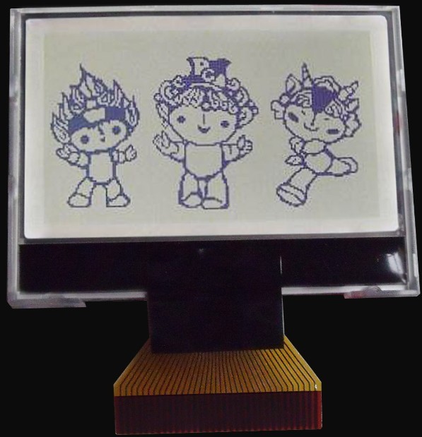 12864小尺寸COG液晶显示屏1.0寸