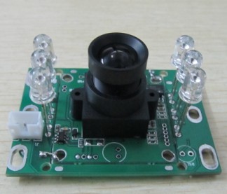 楼宇对讲专用原装1/4OV7725黑白480线CMOS摄像头模组