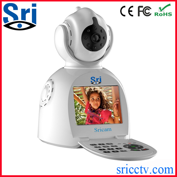 施瑞安最新外观P2P室内云台无线网络电话摄像机