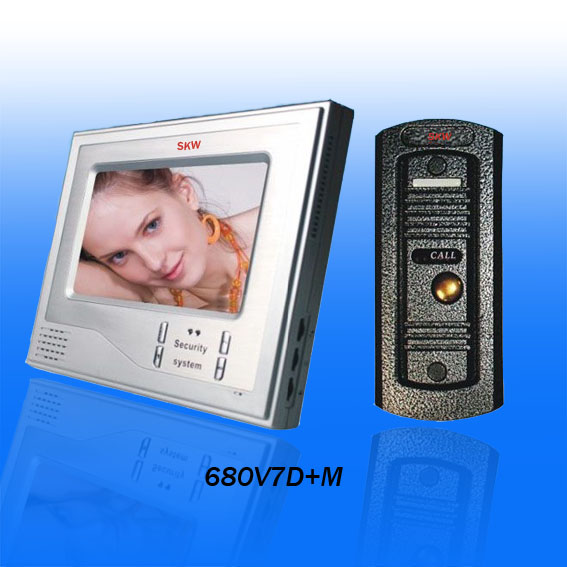 新疆乌鲁木齐楼宇对讲可视对讲可视门铃视可卫主机图片