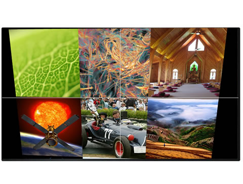 I-Panel监控专用显示器（带视频信号分割功能），大屏监视器