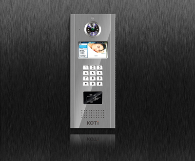 数字单元门口机（4.3寸-嵌墙式）