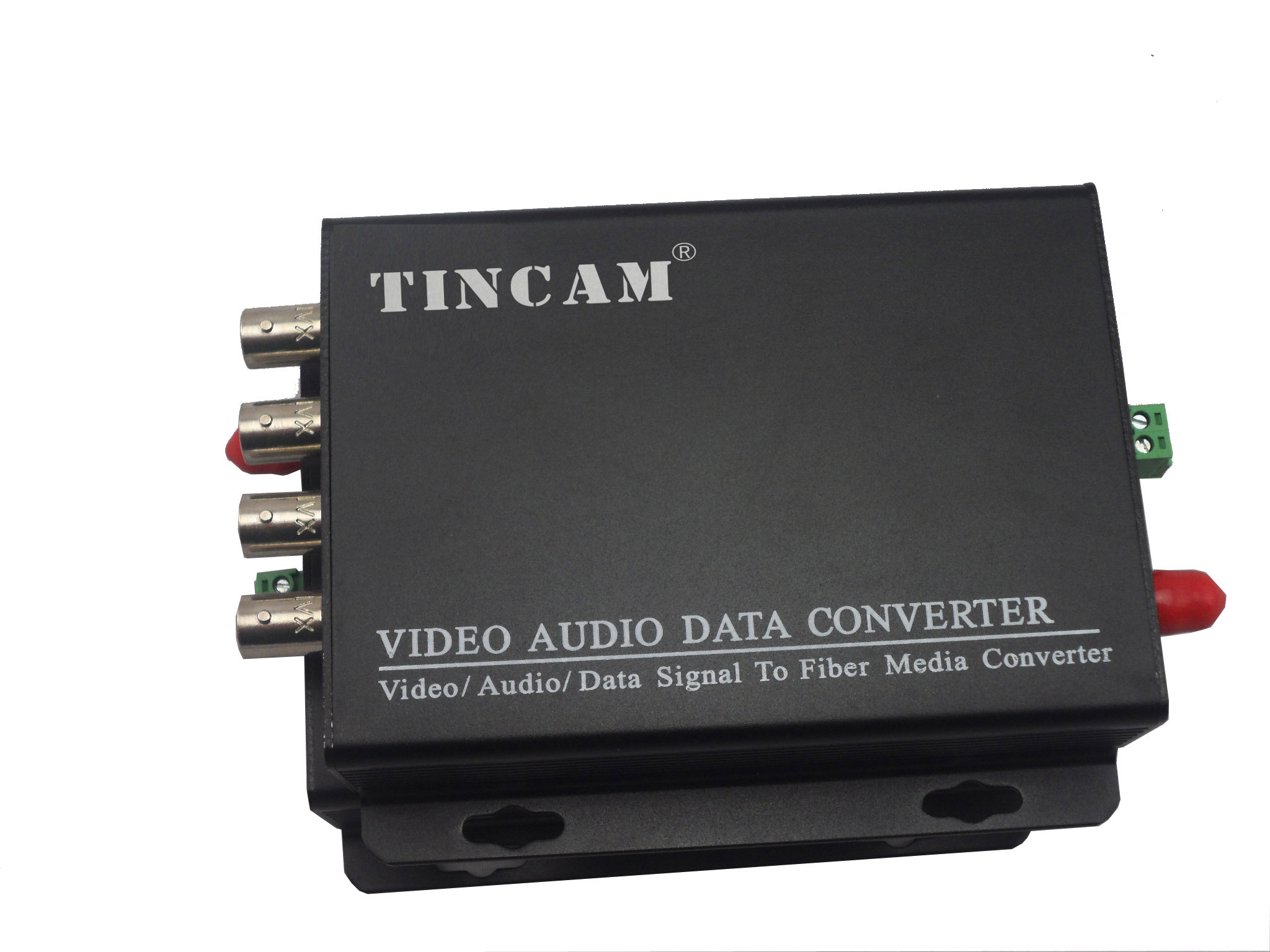 4路视频光端机，四路多模单纤2km FC视频数字光端机