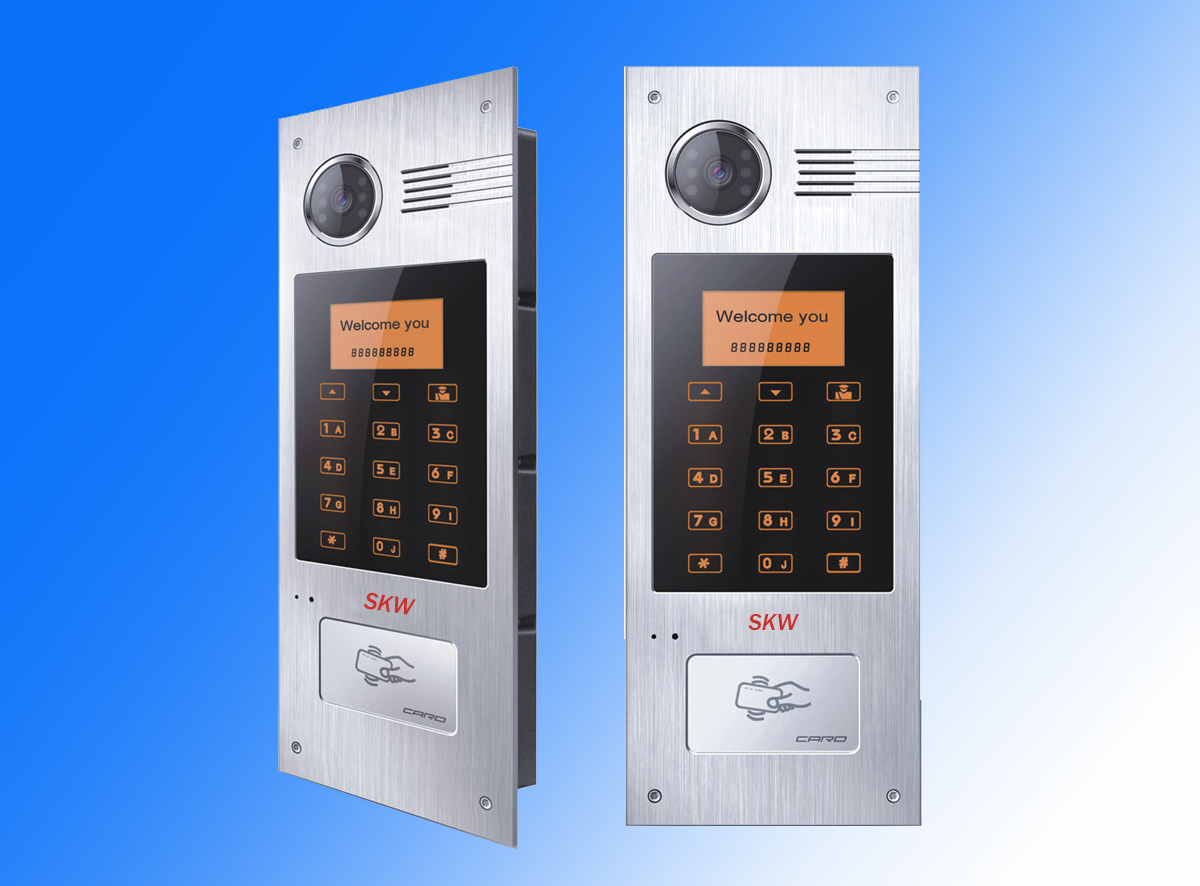 黑龙江哈尔滨楼宇对讲器材批发可视门铃视可卫主机价格