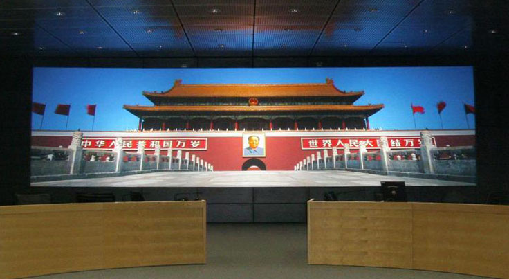  瑞屏电子DLP大屏幕，无缝大屏幕，无拼接大屏幕