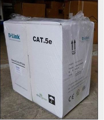 d-link4对超五类非屏蔽线，DCECAUTP4P3B  