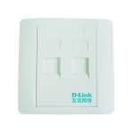 d-link四口墙上型面板，DCTIO4MUPOUT