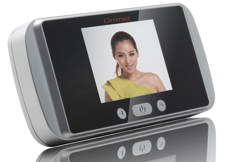 可自动侦测、通话短信的智能防盗猫眼 Ominia