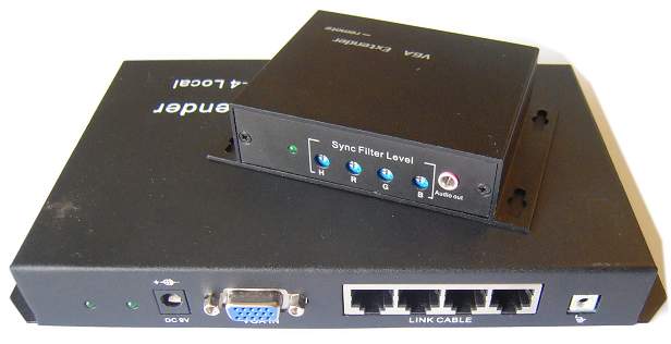 VGA信号放大器VGA延伸器VGA双绞线传输器VGA放大器