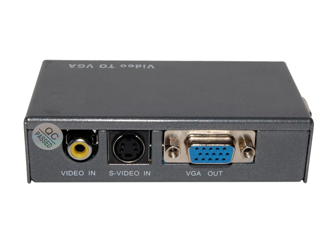 AV转VGA视频转换器电视转电脑模拟转数字