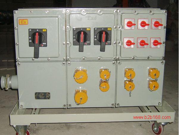 上下进出防爆箱，定做不限制尺寸防爆动力检修箱