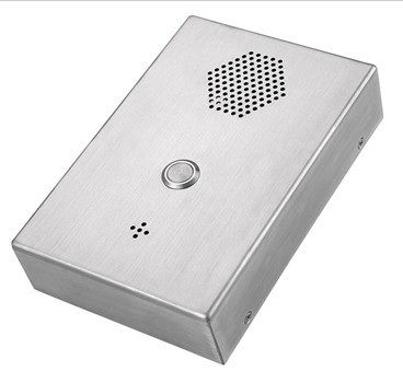 不锈钢紧急求助电话机 IP一键拨号电话 IP调度系统