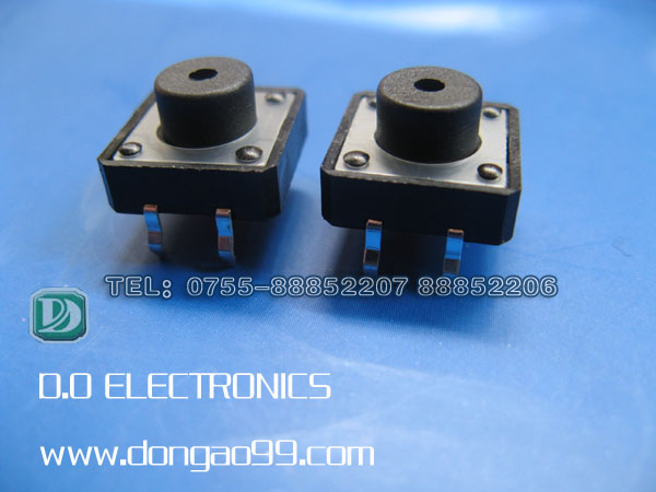 楼宇对讲专用12X12直插贴片轻触开关