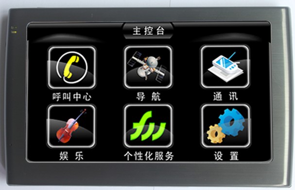 彩色部标，全触摸调度屏