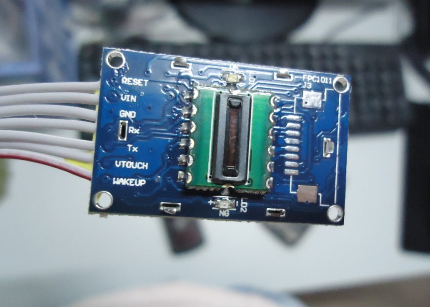 刮擦式指纹模块，滑动指纹模块，超薄指纹模块