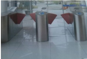 智能一卡通桥式圆头挡闸翼闸