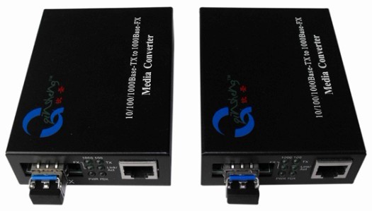 LC千兆单模双纤收发器，SFP收发器，单模双纤收发器