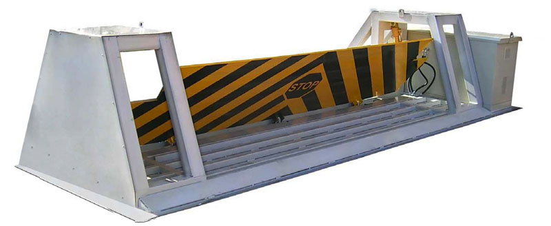 双繁快装式，地面式路障机