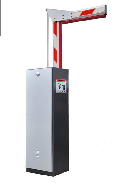 山东智能停车场 山东道闸 挡车器-自动折臂玛瑙黑道闸