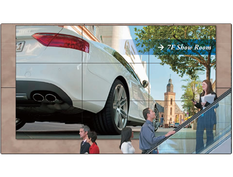 夏普PN-V601窄缝系列拼接