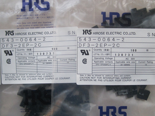 日本原装HRS广濑连接器DF3-2EP-2C