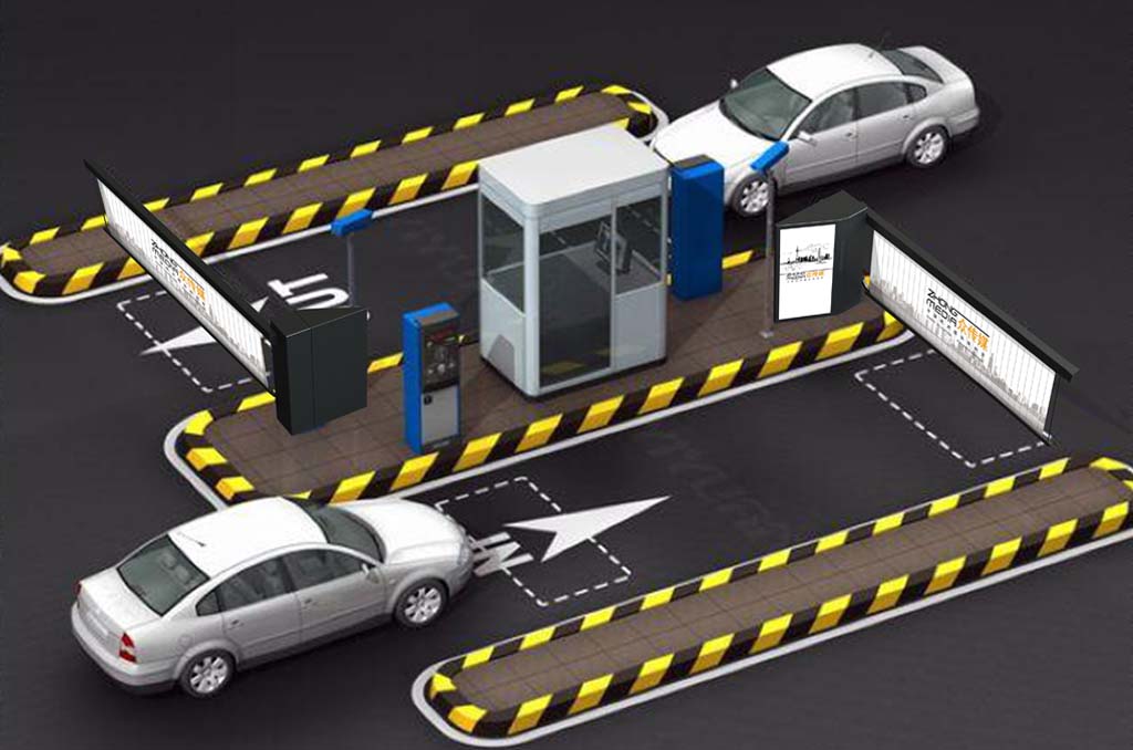 道闸变身”广告牌“ 盈利防碰撞