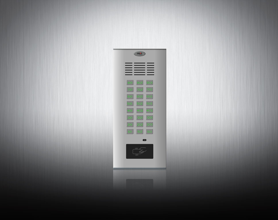 直按式刷卡非可视对讲主机