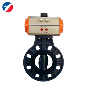 供应浙江最便宜的D671S气动PVC蝶阀