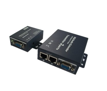 专业生产高清1分2路VGA延长器 100米vga网线延长器 网线接vga