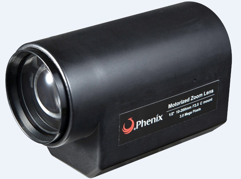 高清电动变焦镜头10-200mm