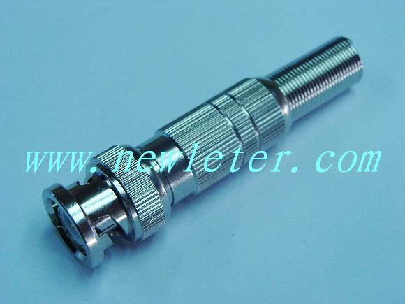 全铜加厚同轴电缆连接器