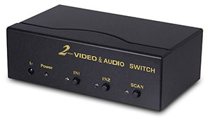 VGA+音频 2切1切换器