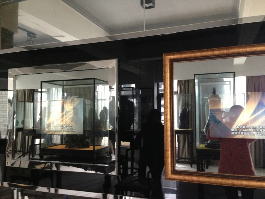 展厅智能led镜面电视机