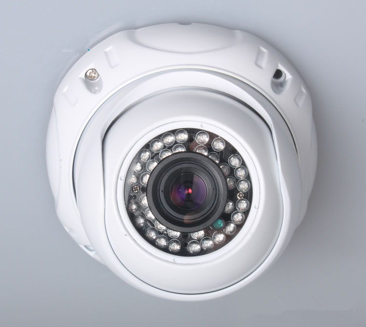 1080线CMOS红外防水半球摄像机-